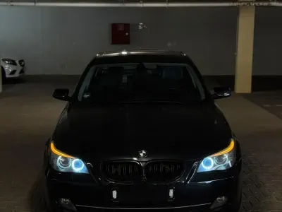 Brugt BMW 525 218 HK (160 kW) 2007 Sort Sedan