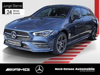 Gebraucht Mercedes CLA250e Shooting Brake AMG 160 PS (117 kW) 2021 Denimblau metallic Kombi