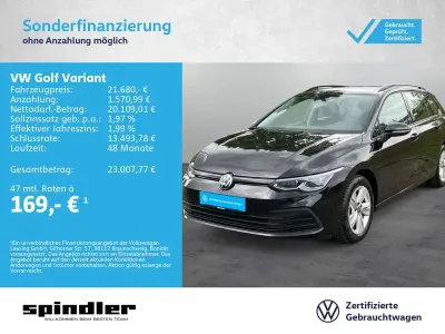 Gebraucht VW Golf VIII Life 150 PS (110 kW) 2022 Deep black perleffekt Kombi