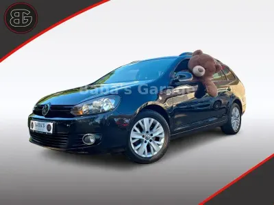Gebraucht VW Golf VII Match 105 PS (77 kW) 2012 Schwarz Kombi