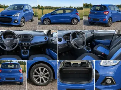 Gebraucht Hyundai i10 Intro Edition 67 PS (49 kW) 2014 Blau Kleinwagen