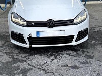 Usata VW Golf VI R 160 CV (117 kW) 2011 Bianco Utilitaria
