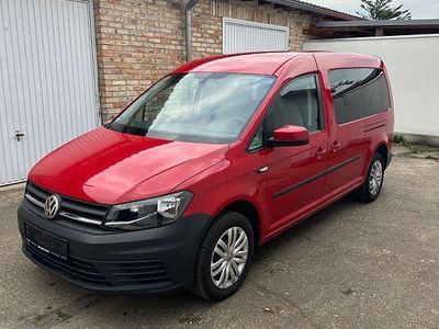 Usata VW Caddy Maxi Family 102 CV (75 kW) 2017 Rosso Monovolume