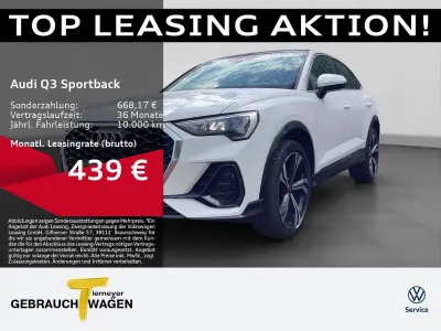 Gebraucht Audi Q3 Sportback S-Line 190 PS (139 kW) 2023 Weiß SUV