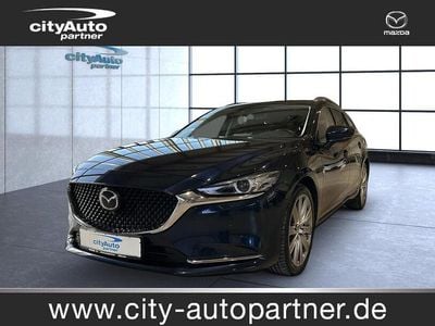 Gebraucht Mazda 6 Exclusive-Line 194 PS (142 kW) 2024 Deep crystal blue perleffekt (metallic) Kombi