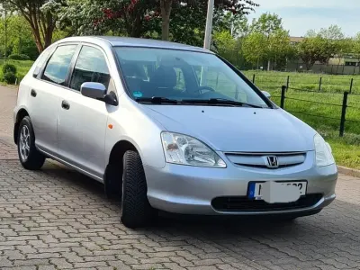 Brugt Honda Civic LS 90 HK (66 kW) 2002 Sølv Sedan