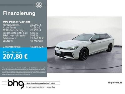 Gebraucht VW Passat R-line 150 PS (110 kW) 2025 Weiß Kombi