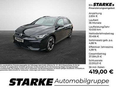 Neu VW Golf VIII R-line 150 PS (110 kW) 2026 Schwarz (grenadillschwarz metallic) Kombi