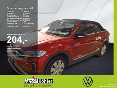 Gebraucht VW T-Roc Cabriolet Goal 150 PS (110 kW) 2025 Kings red metallic Cabrio