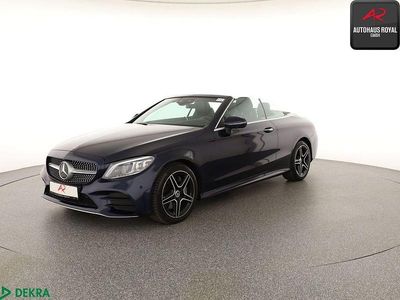 Usata Mercedes C300 AMG 245 CV (180 kW) 2021 Blu Cabrio