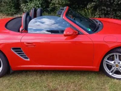 Gebraucht Porsche Boxster 256 PS (188 kW) 2009 Rot Cabrio