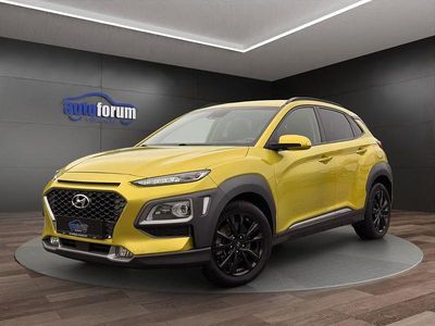 Gebraucht Hyundai Kona Premium 177 PS (130 kW) 2018 Gelb SUV