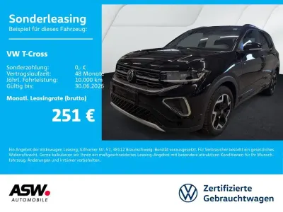 Brugt VW T-Cross R-line 150 HK (110 kW) 2025 Sort SUV