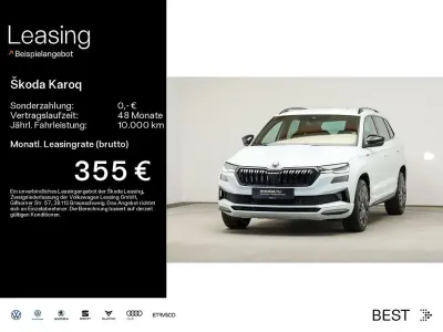 Gebraucht Skoda Karoq SportLine 150 PS (110 kW) 2023 Moonweiß perleffekt SUV
