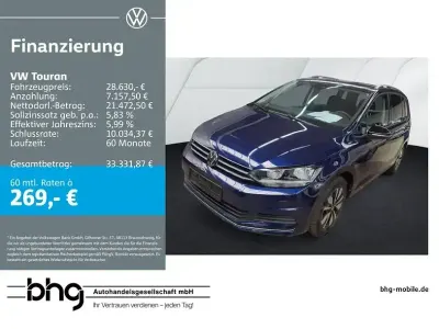 Gebraucht VW Touran Comfortline 150 PS (110 kW) 2025 Atlantik blue metallic Van / Kleinbus