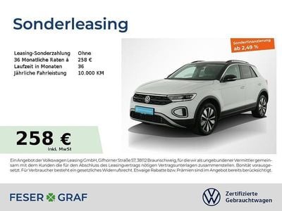 Gebraucht VW T-Roc Goal 150 PS (110 kW) 2025 Pure white/titanschwarz SUV