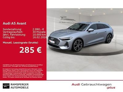 Florettsilber metallic Gebraucht 2025 Audi A5 Ambiente Kombi | 48.880 € (Superpreis)
