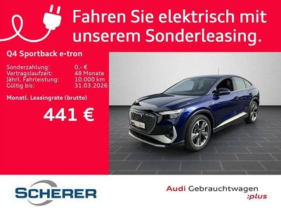 Gebraucht Audi Q4 Sportback e-tron Ambiente 210 kW (286 PS) 2024 Navarrablau metallic (metallic) SUV