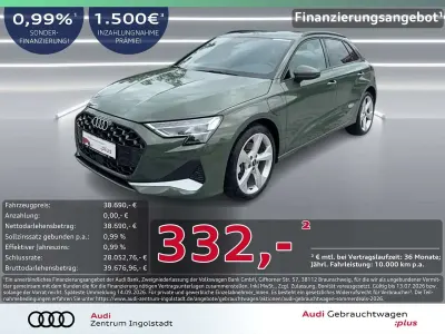 Gebraucht Audi A3 Advanced 204 PS (150 kW) 2025 Grün metallic Limousine