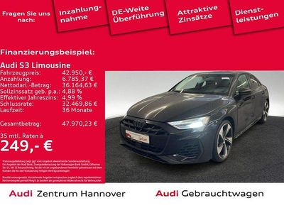Gebraucht Audi S3 Ambiente 333 PS (244 kW) 2024 Mythosschwarz metallic Limousine
