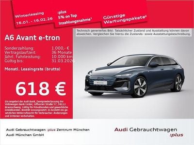 Blau Gebraucht 2025 Audi A6 e-tron S-Line Kombi | 67.524 € (Guter Preis)