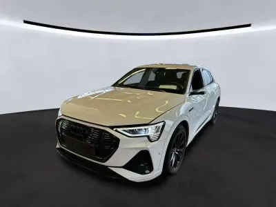 Gebraucht Audi e-tron S-Line 300 kW (408 PS) 2023 Gletscherweiß metallic SUV