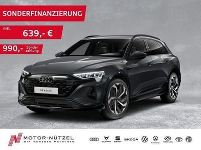 Grau Gebraucht 2023 Audi Q8 e-tron S-Line SUV | 52.630 € (Guter Preis)