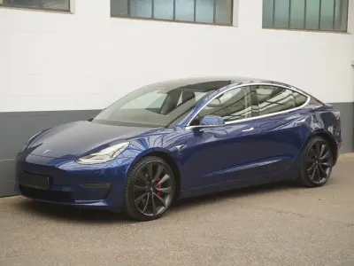 Gebraucht Tesla Model 3 Performance 359 kW (489 PS) 2020 Blau Limousine