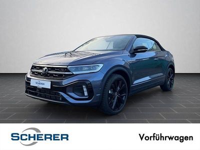 Gebraucht VW T-Roc Cabriolet R-line 150 PS (110 kW) 2026 Rauchgrau metallic / schwarz Cabrio