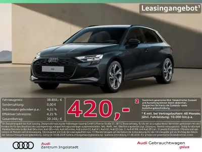 Usata Audi A3 Advanced 204 CV (150 kW) 2025 Grigio Berlina
