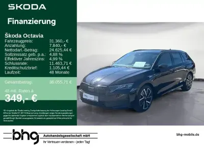 Second-hand Skoda Octavia SportLine 150 CP (110 kW) 2025 Negru Break