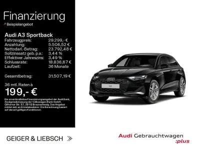 Gebraucht Audi A3 Advanced 150 PS (110 kW) 2025 Mythosschwarz metallic Limousine