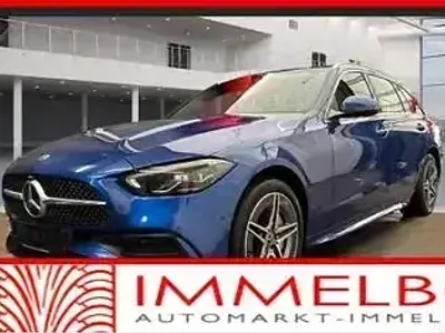 Brugt Mercedes C300e AMG 313 HK (230 kW) 2022 Blå Sedan