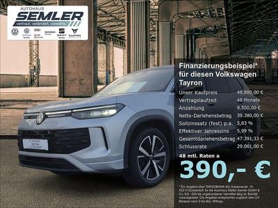 Neu VW Tayron Life 150 PS (110 kW) 2025 Silber SUV