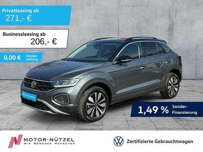 Gebraucht VW T-Roc Goal 116 PS (85 kW) 2024 Indiumgrau metallic/schwarz SUV