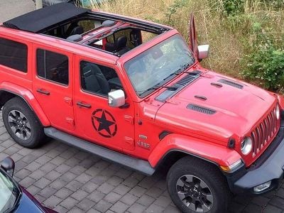 Używany Jeep Wrangler Unlimited Overland 200 KM (147 kW) 2019 Czerwony SUV