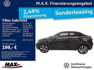 Usata VW T-Roc Cabriolet R-line 150 CV (110 kW) 2025 Nero Cabrio