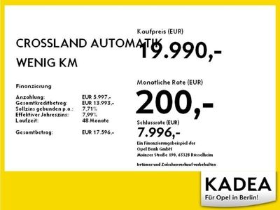 gebraucht Opel Crossland AUTOMATIK