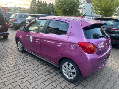 Gebraucht Mitsubishi Space Star 80 PS (58 kW) 2014 Violett Van / Kleinbus
