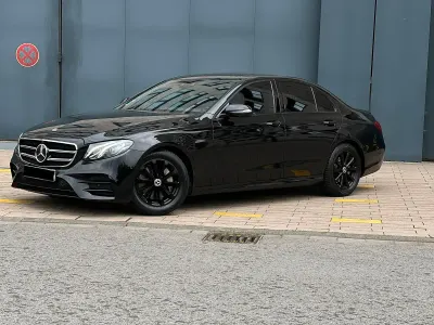 Brugt Mercedes E220 AMG line 194 HK (142 kW) 2019 Sort Sedan
