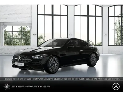 Neu Mercedes CLE450 AMG 381 PS (280 kW) 2026 Schwarz Coupé