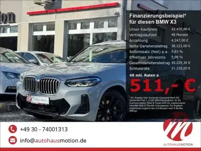 Brugt BMW X3 M Sport 286 HK (210 kW) 2022 Grå SUV