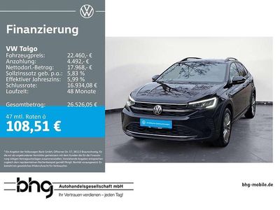 Gebraucht VW Taigo Life 116 PS (85 kW) 2025 Schwarz SUV