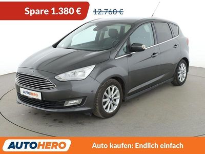 Gebraucht Ford C-MAX Titanium 125 PS (91 kW) 2019 Grau Van / Kleinbus