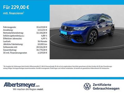 Blau Gebraucht 2021 VW Tiguan R SUV | 35.619 € (Guter Preis)