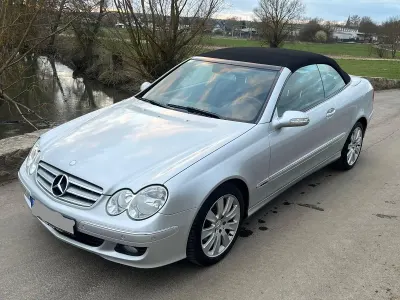 Begagnad Mercedes CLK200 Elegance 163 HK (119 kW) 2006 Silver Cab
