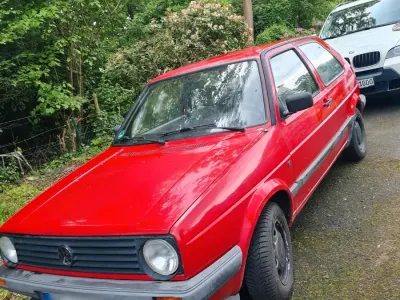 Gebraucht VW Golf II 54 PS (39 kW) 1991 Rot Kleinwagen