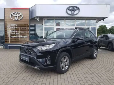 Gebraucht Toyota RAV4 Hybrid Business Edition 218 PS (160 kW) 2022 Tiefschwarz mica metallic SUV