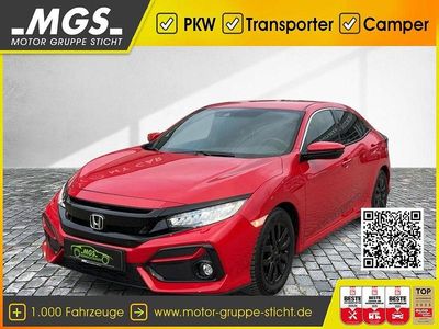 Gebraucht Honda Civic Elegance 126 PS (92 kW) 2021 Rally red Limousine