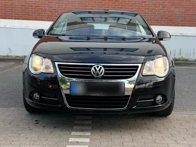 Brugt VW Eos 122 HK (89 kW) 2008 Sort Cabriolet